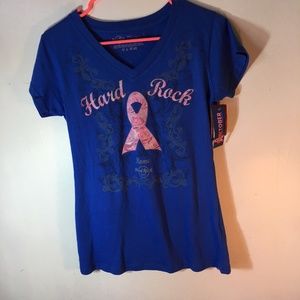 Hard Rock Cafe -NEW w/ TAGS- Small 2014 Pinktober